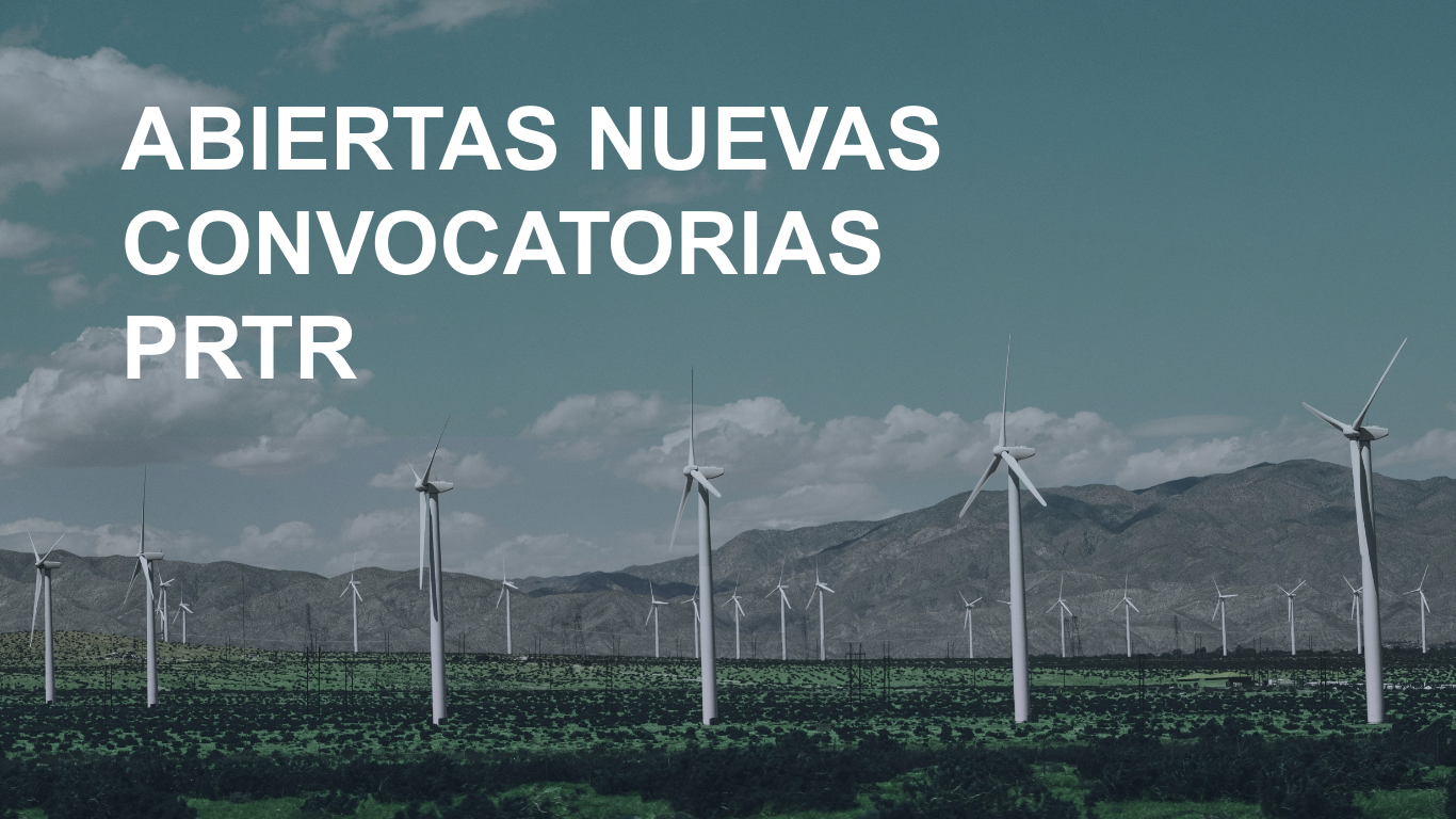 nuevas convocatorias PRTR